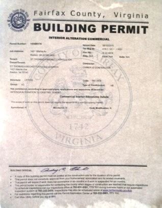 Fairfax county building permits - The Fairfax County Permit Application Center receives and processes permit applications. Pursuant to the Virginia Uniform Statewide Building Code (VUSBC), Section 108.4, any person applying for the construction, removal, or improvement of any structure shall furnish, as a
